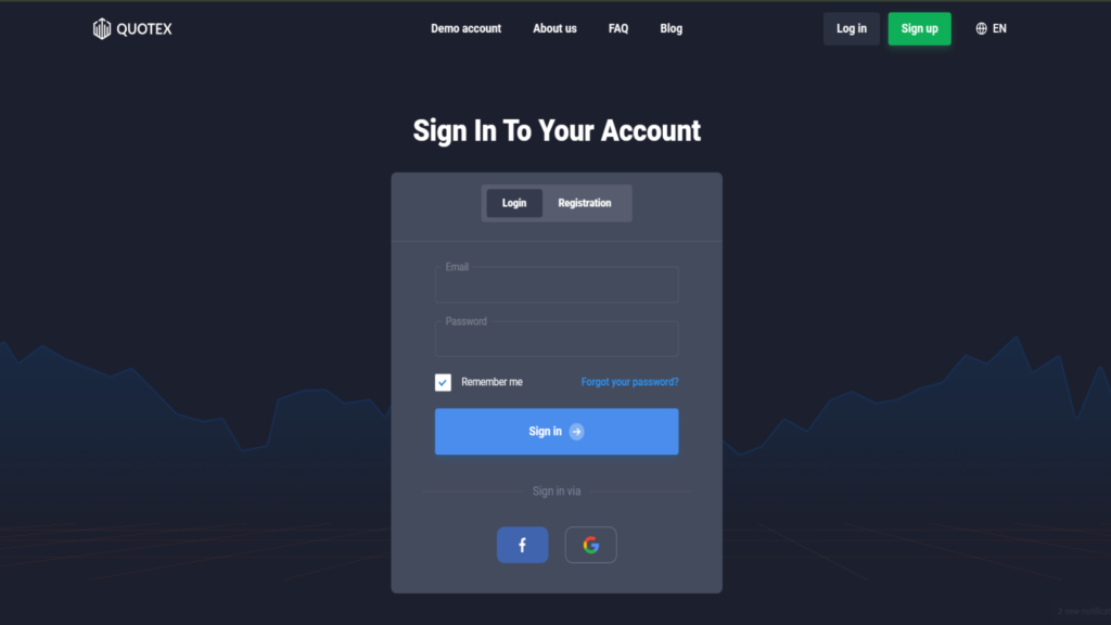guide to Quotex account setup